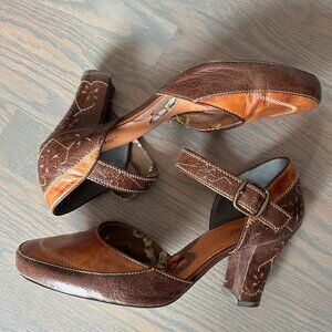 Kenzie brown leather shoes